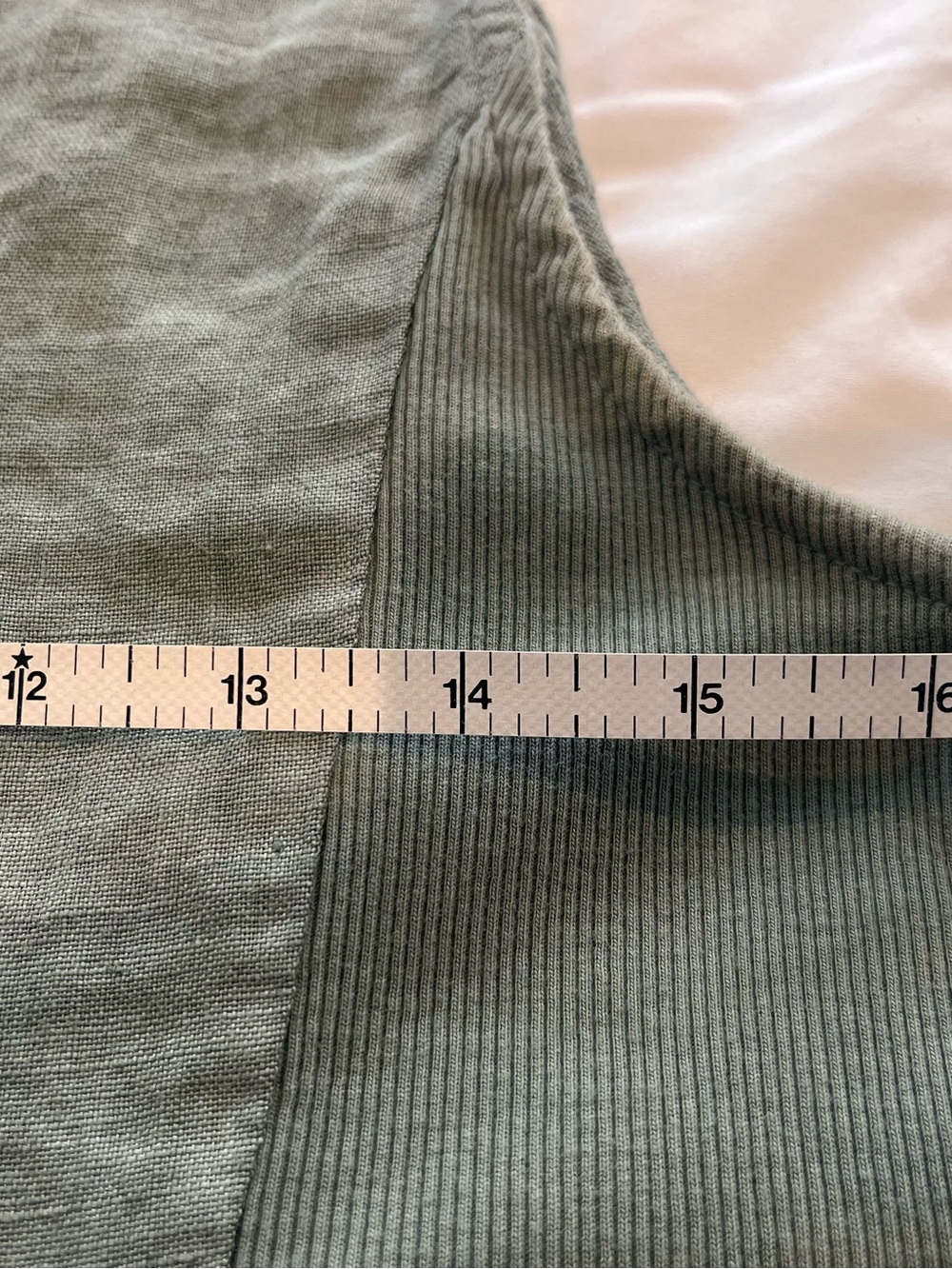 TERZO MILLENNIO 100% Linen Shift Dress SMALL Green Italian Sleeveless Loose Fit - Picture 11 of 12